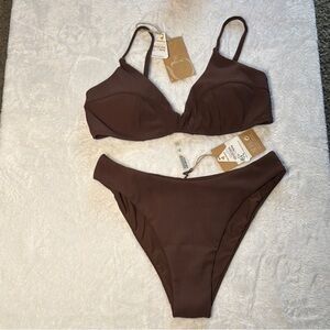 Brown Bikini Set